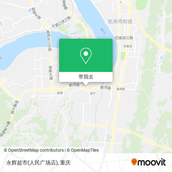 永辉超市(人民广场店)地图