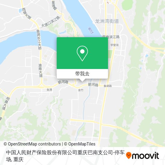 中国人民财产保险股份有限公司重庆巴南支公司-停车场地图