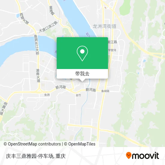 庆丰三鼎雅园-停车场地图