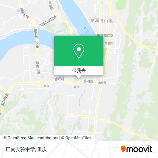 巴南实验中学地图