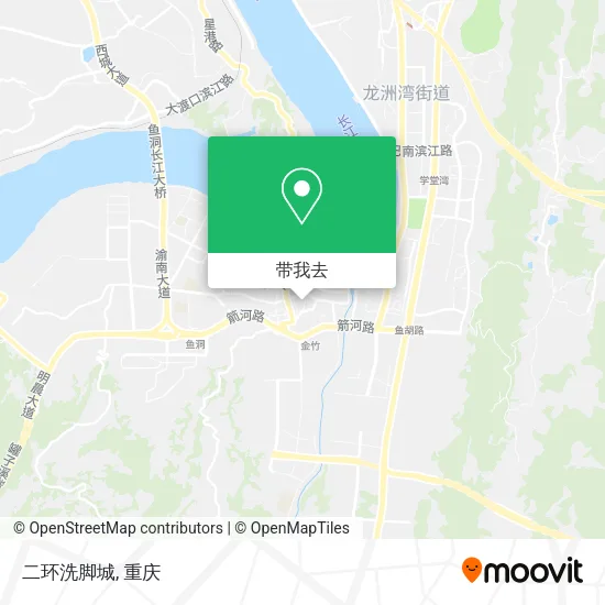 二环洗脚城地图