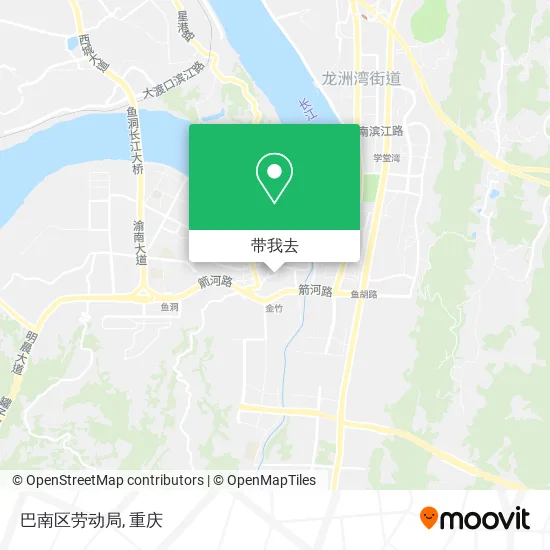 巴南区劳动局地图