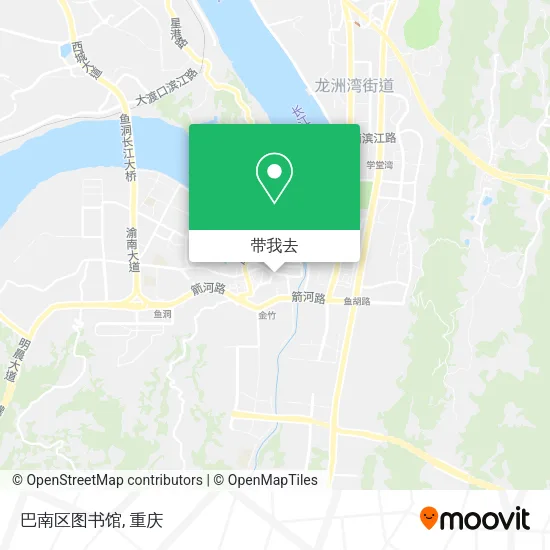 巴南区图书馆地图