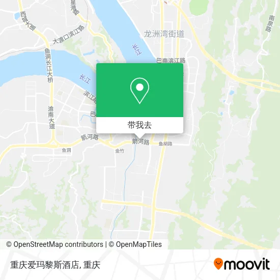 重庆爱玛黎斯酒店地图