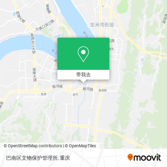 巴南区文物保护管理所地图