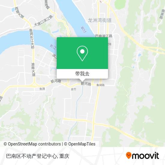 巴南区不动产登记中心地图
