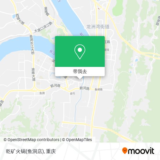 乾矿火锅(鱼洞店)地图