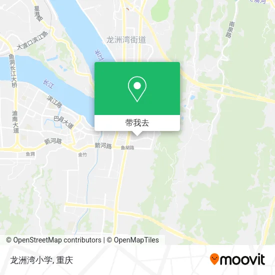 龙洲湾小学地图