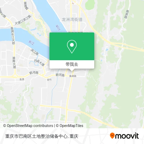 重庆市巴南区土地整治储备中心地图