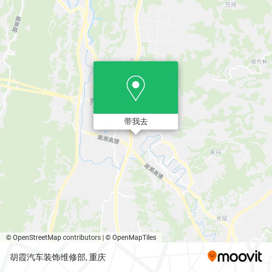 胡霞汽车装饰维修部地图