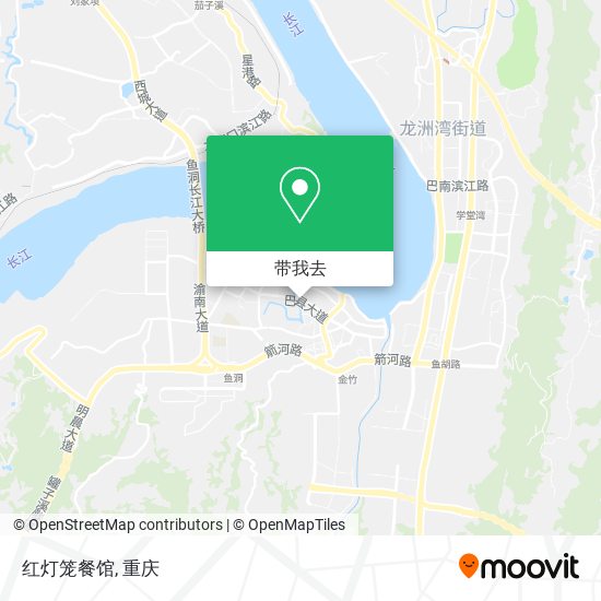 红灯笼餐馆地图