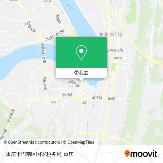 重庆市巴南区国家税务局地图