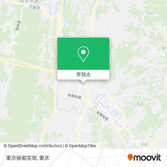 重庆丽都宾馆地图