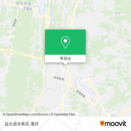 益生源水果店地图