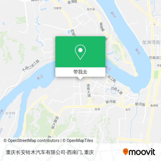 重庆长安铃木汽车有限公司-西南门地图