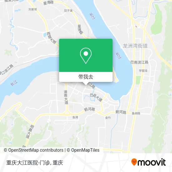 重庆大江医院-门诊地图