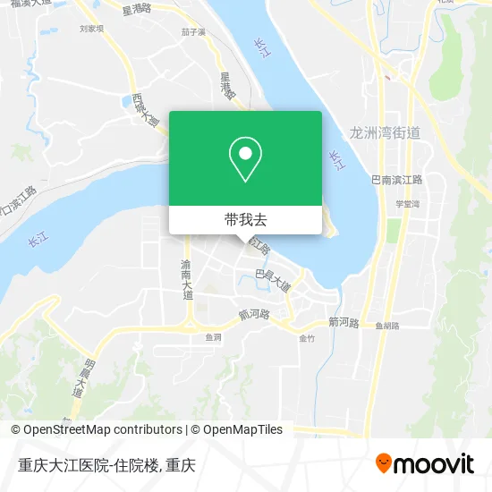 重庆大江医院-住院楼地图