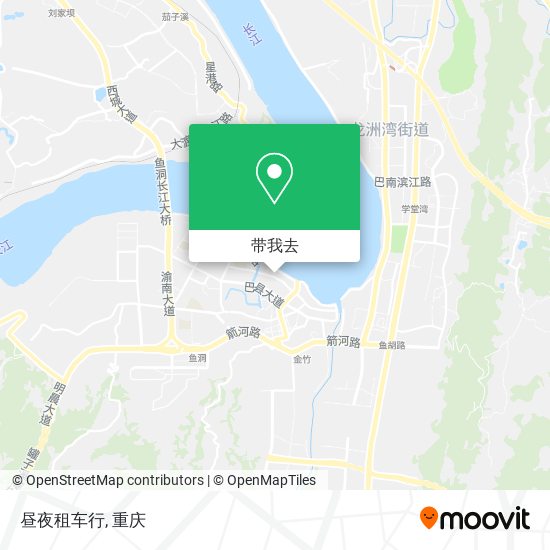 昼夜租车行地图