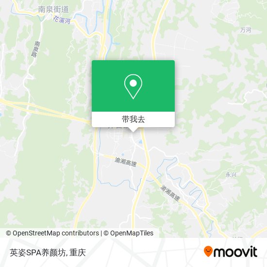 英姿SPA养颜坊地图