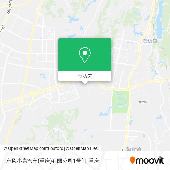 东风小康汽车(重庆)有限公司1号门地图