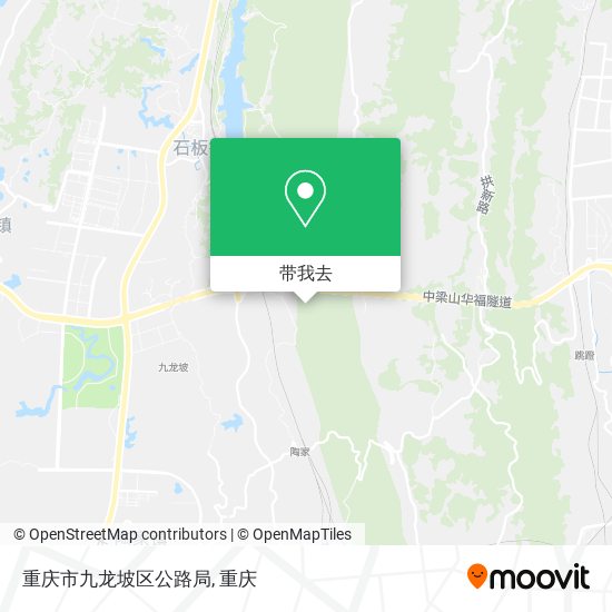 重庆市九龙坡区公路局地图