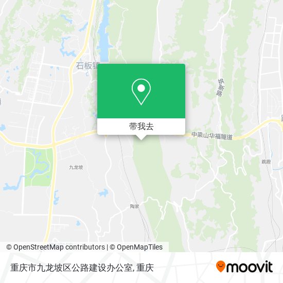 重庆市九龙坡区公路建设办公室地图