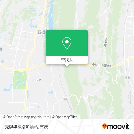 壳牌华福路加油站地图