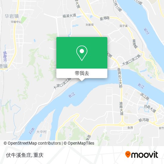 伏牛溪鱼庄地图