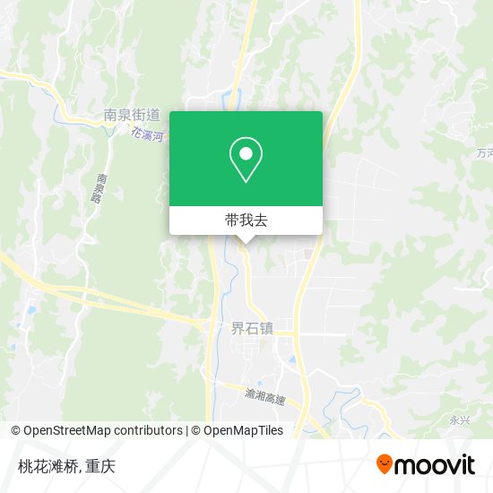 桃花滩桥地图