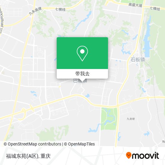 福城东苑(A区)地图