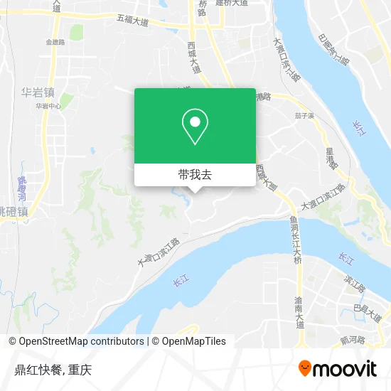 鼎红快餐地图