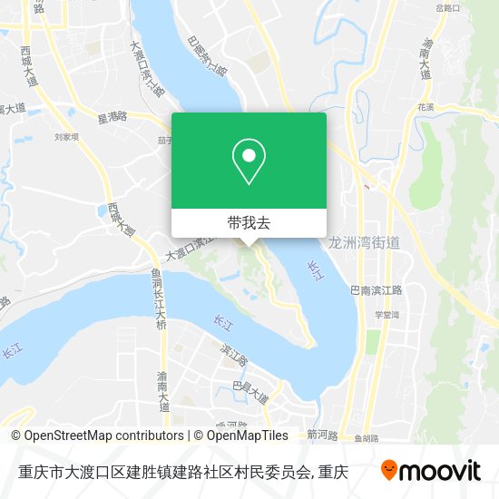 重庆市大渡口区建胜镇建路社区村民委员会地图