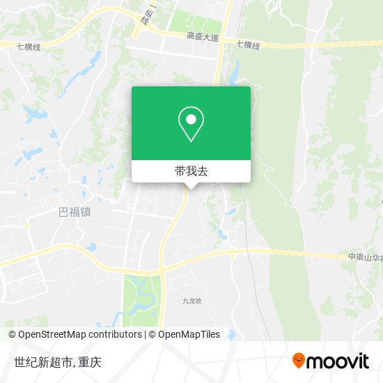 世纪新超市地图