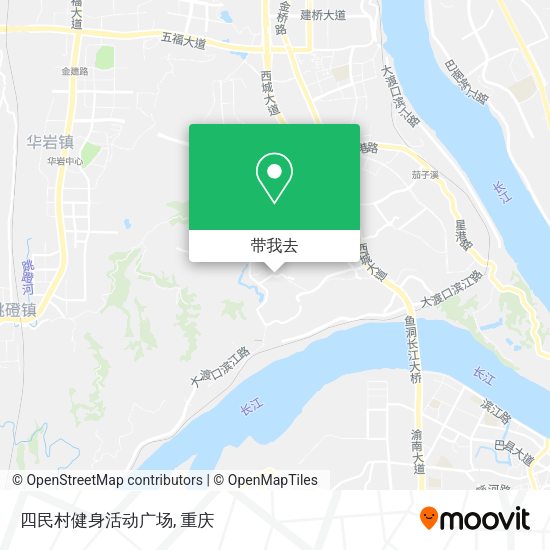 四民村健身活动广场地图