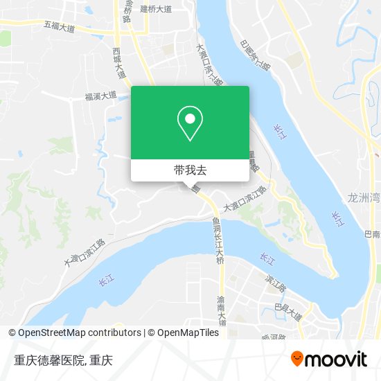 重庆德馨医院地图
