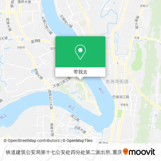 铁道建筑公安局第十七公安处四分处第二派出所地图