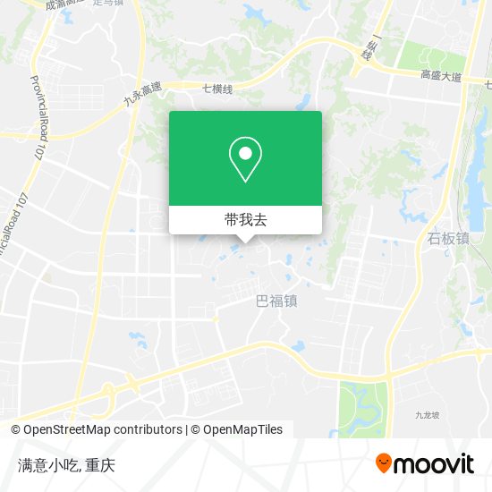 满意小吃地图