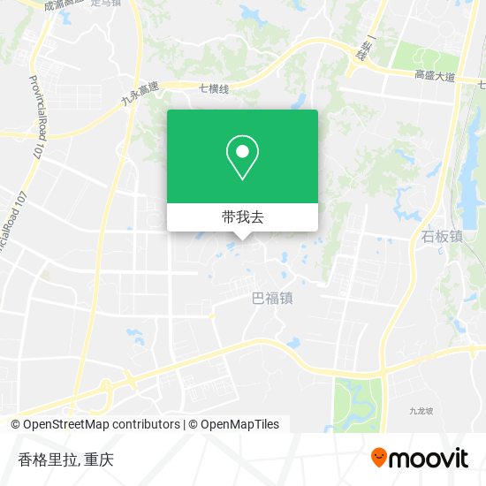 香格里拉地图