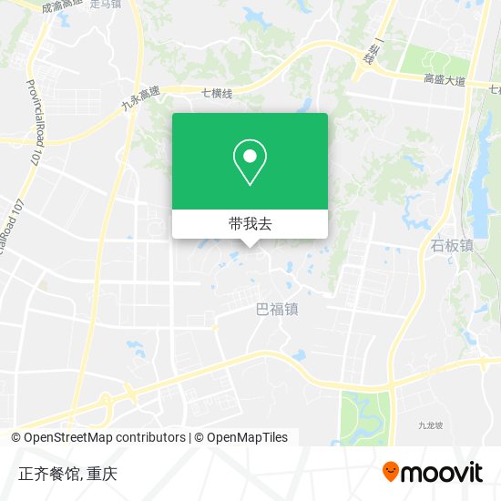 正齐餐馆地图