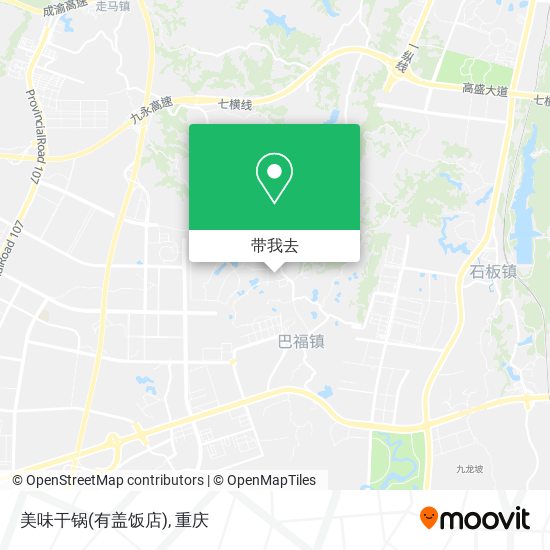 美味干锅(有盖饭店)地图