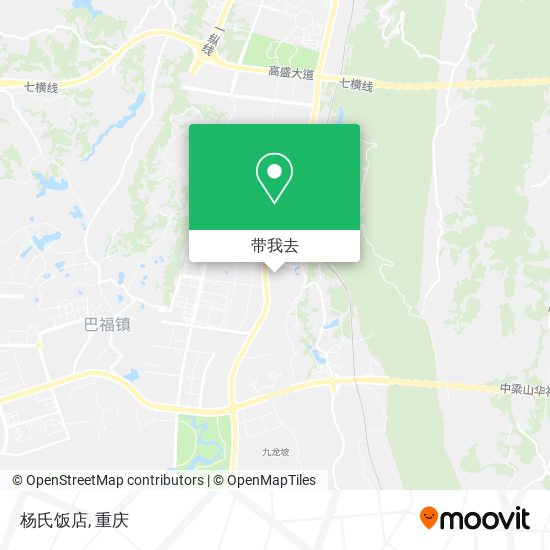 杨氏饭店地图