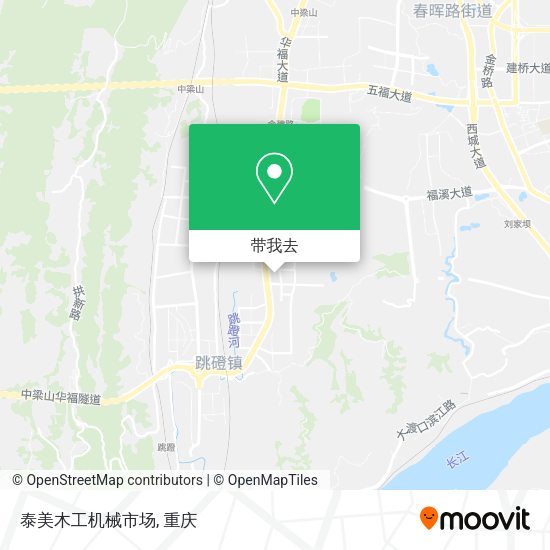 泰美木工机械市场地图