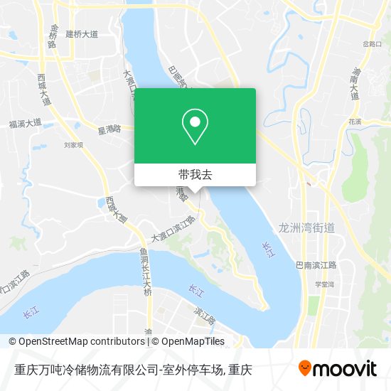 重庆万吨冷储物流有限公司-室外停车场地图