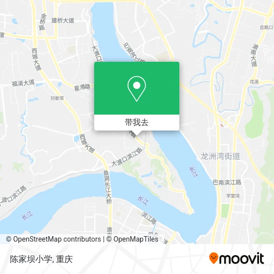 陈家坝小学地图