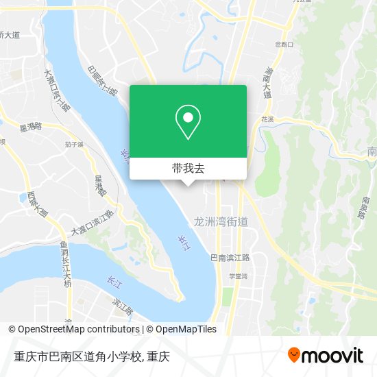 重庆市巴南区道角小学校地图