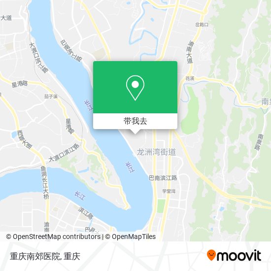 重庆南郊医院地图