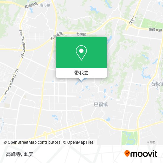 高峰寺地图