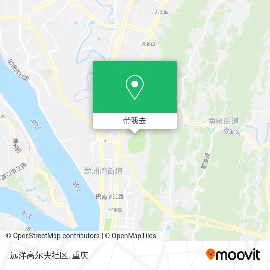 远洋高尔夫社区地图