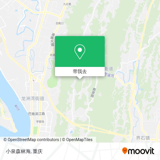 小泉森林海地图