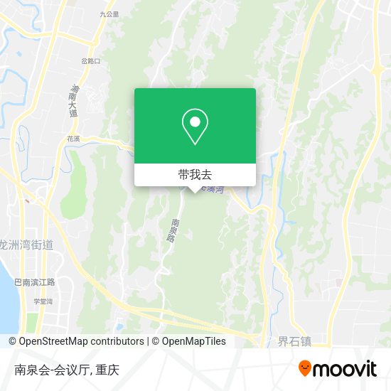 南泉会-会议厅地图